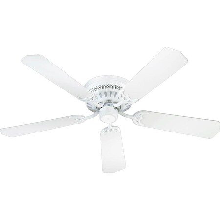 Quorum White Hugger Ceiling Fan 11425-6